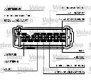 Comutator coloana directie VALEO 251300</br>Piesa auto pentru Echipament interior