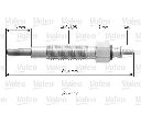 Bujie incandescenta VALEO 345186</br>Piesa auto pentru Aprindere scanteie/incandescenta