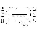 Set cablaj aprinder BOSCH 0 986 356 988</br>Piesa auto pentru Aprindere scanteie/incandescenta