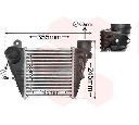 Intercooler, compresor VAN WEZEL 03004172