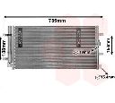 Condensator, climatizare VAN WEZEL 03005297