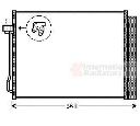 Condensator, climatizare VAN WEZEL 06005377