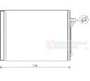 Condensator, climatizare VAN WEZEL 06005409