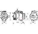 Compresor, climatizare VAN WEZEL 0600K443