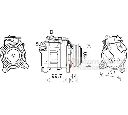 Compresor, climatizare VAN WEZEL 0600K493
