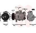 Compresor, climatizare VAN WEZEL 0600K495