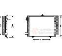 Condensator, climatizare VAN WEZEL 09005205