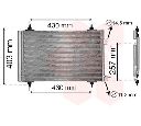 Condensator, climatizare VAN WEZEL 09005230