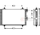 Condensator, climatizare VAN WEZEL 09005241