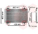 Condensator, climatizare VAN WEZEL 09005283