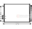 Condensator, climatizare VAN WEZEL 17005347