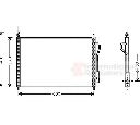 Condensator, climatizare VAN WEZEL 18005268