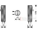 Uscator,aer conditionat VAN WEZEL 1800D584</br>Piesa auto pentru Sistem de aer conditionat