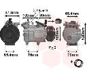 Compresor, climatizare VAN WEZEL 1800K391