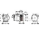 Compresor, climatizare VAN WEZEL 1800K433