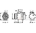 Compresor, climatizare VAN WEZEL 1800K468