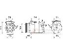 Compresor, climatizare VAN WEZEL 1800K587