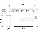 Evaporator,aer conditionat VAN WEZEL 1800V456