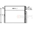 Condensator, climatizare VAN WEZEL 21005061</br>Piesa auto pentru Categorii
