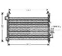 Condensator, climatizare VAN WEZEL 25005213</br>Piesa auto pentru Categorii