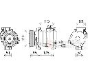 Compresor, climatizare VAN WEZEL 2500K289