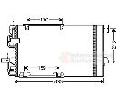 Condensator, climatizare VAN WEZEL 37005326