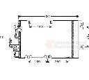 Condensator, climatizare VAN WEZEL 37005367