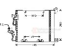 Condensator, climatizare VAN WEZEL 37005368