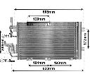 Condensator, climatizare VAN WEZEL 37005454