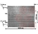 Condensator, climatizare VAN WEZEL 37005480