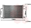 Condensator, climatizare VAN WEZEL 37005500