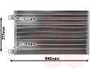 Condensator, climatizare VAN WEZEL 43005444