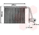 Evaporator,aer conditionat VAN WEZEL 4300V566</br>Piesa auto pentru Sistem de aer conditionat