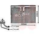 Evaporator,aer conditionat VAN WEZEL 4700V072