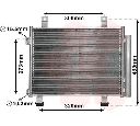 Condensator, climatizare VAN WEZEL 52005117