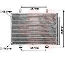 Condensator, climatizare VAN WEZEL 52005133