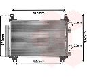 Condensator, climatizare VAN WEZEL 53005404