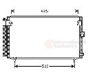 Condensator, climatizare VAN WEZEL 53005558