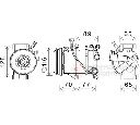 Compresor, climatizare VAN WEZEL 5300K687