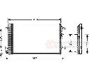 Condensator, climatizare VAN WEZEL 58005183