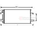 Condensator, climatizare VAN WEZEL 58005197