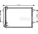 Condensator, climatizare VAN WEZEL 58005225