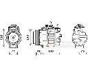 Compresor, climatizare VAN WEZEL 7400K074