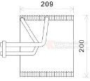 Evaporator,aer conditionat VAN WEZEL 8100V045</br>Piesa auto pentru Categorii