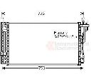 Condensator, climatizare VAN WEZEL 83005210