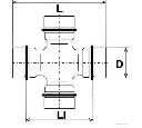 Articulatie, cardan HERTH+BUSS JAKOPARTS J2920303</br>Piesa auto pentru Ax cardanic complet