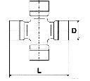 Articulatie, cardan HERTH+BUSS JAKOPARTS J2921005</br>Piesa auto pentru Ax cardanic complet