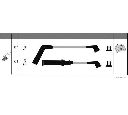 Set cablaj aprinder HERTH+BUSS JAKOPARTS J5382001