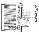 Ventilator, habitaclu DENSO DEA09060